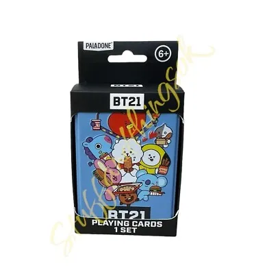 Buy BTS KPOP BT21 Playing Cards Set In Tin Box Korean Pop Merch NEW Sealed • 12.49£