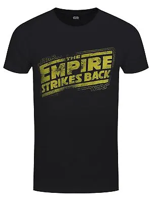Buy Star Wars T-shirt Empire Strikes Back Logo Men's Black • 14.99£
