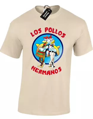 Buy Los Pollos Hermanos Mens T-shirt Breaking Bad Walter White Crystal Methlyamine • 8.99£