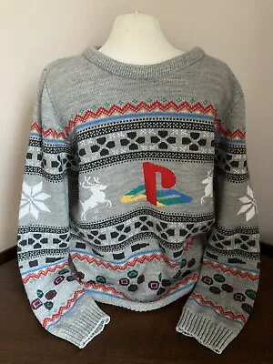 Buy Large 44  Chest Play Station Christmas Xmas Jumper / Sweater By Numskull PS1234 • 19.99£