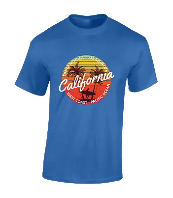 Buy California West Coast Mens T Shirt Cool Summer Beach Holiday Clothing Top • 7.99£