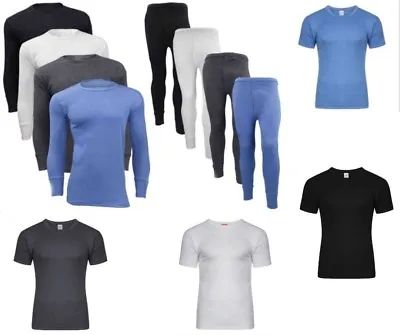 Buy Johns Long Sleeve Men's T-Shirts Thermal Long  Warm Winter Thermal Best Gift Lot • 10.99£