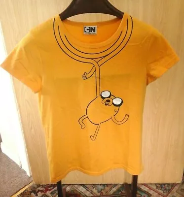 Buy Cartoon Network Yellow Adventure Time Jake  T-shirt Size 10, • 9£