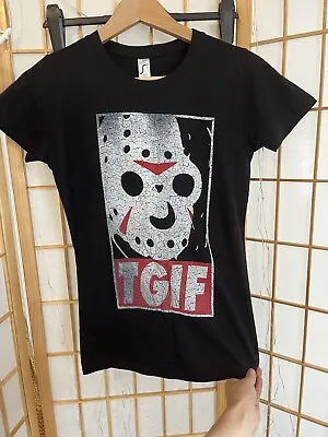 Buy Ladies Friday 13th Horror T Shirt - Jason. • 8.50£