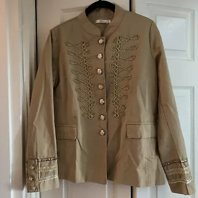 Buy Ladies Cotton Military Style Jacket Size 38ins Lightweight Jacket • 10£