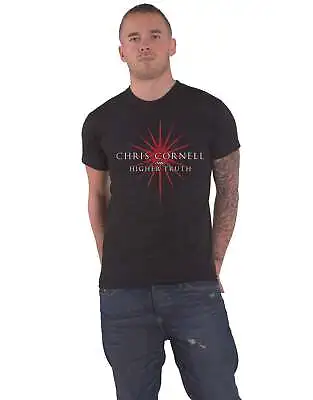 Buy Chris Cornell T Shirt Higher Truth Logo New Official Mens Black • 16.95£