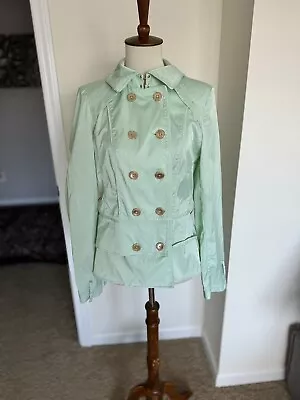 Buy White House Black Market Double Breasted Mint Color Jacket Size 6 • 20.66£