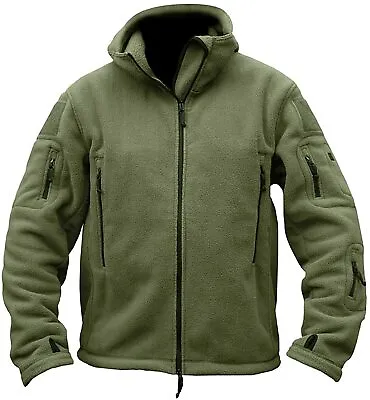 Buy Tactical Recon Fleece Jacket Army Hoodie Security Police Hoody Combat Full Zip • 24.99£