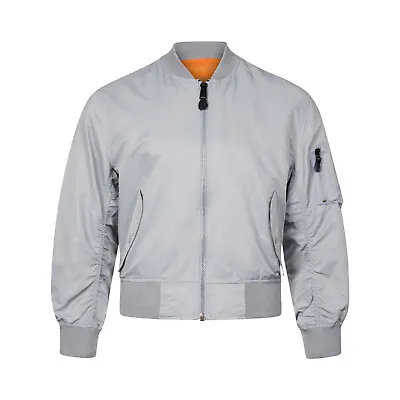 Buy MA1 Flight Jacket Skinhead Bomber Lightweight Air Force Army Combat Military Top • 21.84£