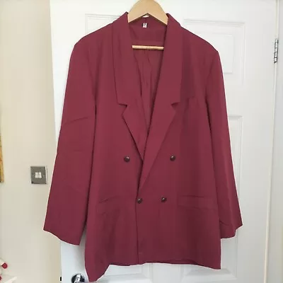 Buy Ladies Burgundy Size 18 Suit Jacket • 10£