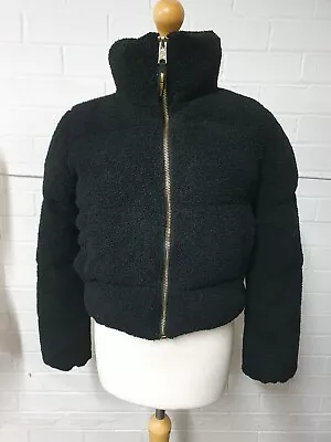 Buy Juicy Couture Black Label Teddy Bear Jacket Fleece Black Size Small • 34.99£