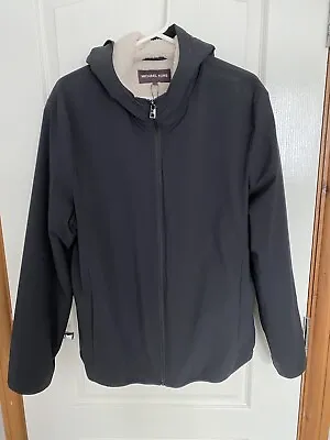 Buy Brand New Michael Kors Black Jacket With Teddy Fleece Size L • 65£