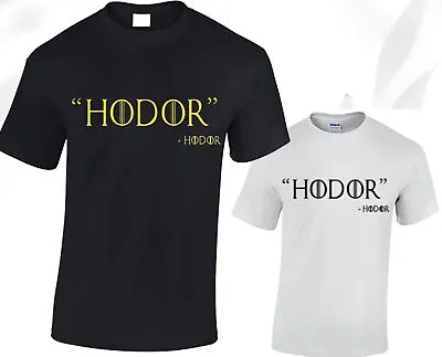 Buy Hodor Mens T Shirt Game Of Thrones Stark Winter Is Coming Jon Snow • 7.99£