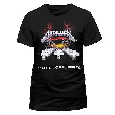 Buy Metallica Official Master Of Puppets Tee T-Shirt +backprint Mens Ladies Unisex • 16.36£