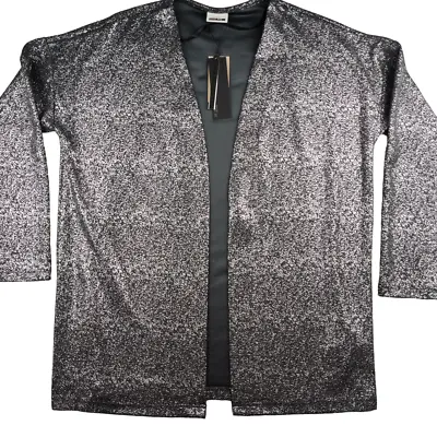 Buy Noisy May Glitter Open Blazer Womens Size M Brand New With Tags RRP £42 • 14.99£