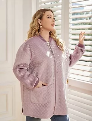 Buy LOVELY SOFT LADIES JACKET/HOUSE-COAT ~ SIZE XL (56” Inch Bust) ~ BRAND NEW ~ • 12.50£