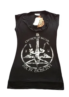 Buy Darkside Clothing Antichrist Satanic Fitted T Dress Girls L New  Stock Clearance • 12.99£