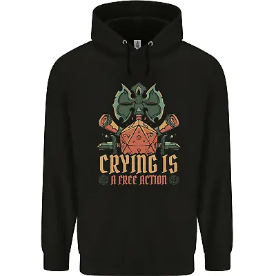 Buy Playing Games RPG Role Crying Free Action Mens 80% Cotton Hoodie • 19.99£