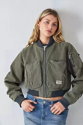 Buy Urban Outfitters Khaki Bomber Jacket Size S • 44.99£