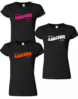 Buy Addison Rae Ladies Merch Youth Dance Womens Girls Neon T Shirt YouTuber Tee Top • 11.49£