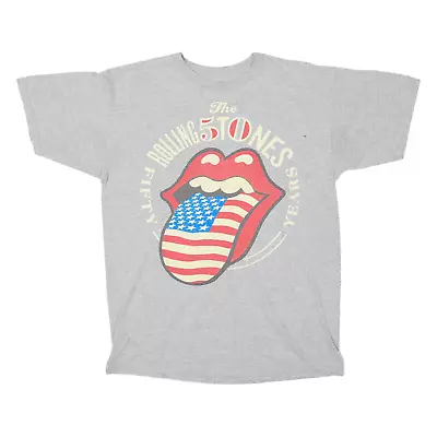 Buy THE ROLLING STONES Tour Dates 2013 Mens Band T-Shirt Grey USA M • 17.99£