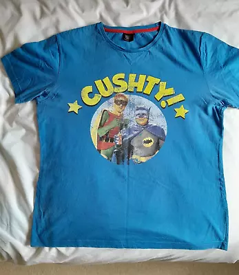 Buy Only Fools And Horses 'CUSHTY' Batman & Robin Blue Fruit Of The Loom Size M • 4.99£