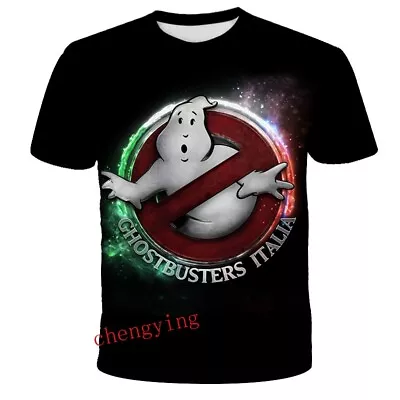 Buy Ghostbusters 3D T-shirt Kids Boys Mens Short Sleeve Tee Tops  Pullover Gift • 8.99£