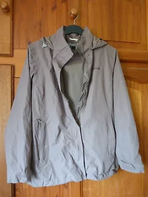 Buy Regatta Taupe Beige Hooded Jacket - Size 10 • 8.50£