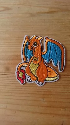 Buy Charmander Flying Pokemon Character Embroidery Patches Iron On Sew Cloth 6.5cm  • 2£