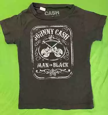 Buy Johnny Cash Man In Black T-Shirt Toddler 4T • 6.74£