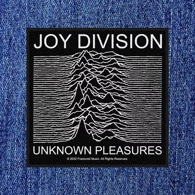 Buy Joy Division - Unknown Pleasures  (new) Sew On Patch Official Band Merch • 4.75£