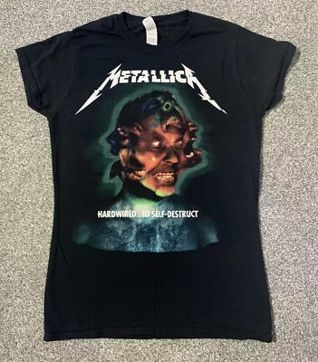 Buy Metallica - WorldWired Europe 2017/2018 Tour T-Shirt - Ladies Large • 19.99£