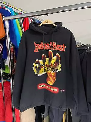 Buy Vintage Merch Judas Priest Hooded Sweater Rock M Size Mens • 90£