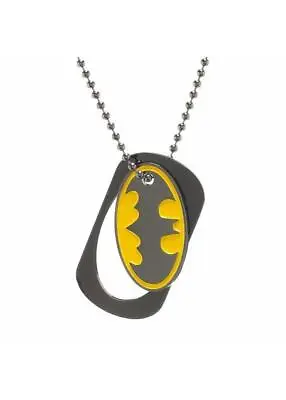 Buy Batman Classic Logo Cutout Metal Dog Tag Necklace • 7.94£