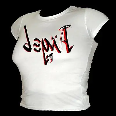 Buy Unique DEVIL ~ ANGEL 2 Way Reflection HEN NIGHT Ladies T-Shirt (DEVIL) • 15.99£