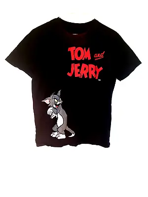 Buy Tom And Jerry Hanna Barbera Heather Cartoon Vintage T-Shirt Kids Size Medium • 11.80£