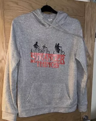 Buy Stranger Things Mens Grey Hoodie Xl • 9.75£