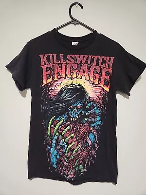 Buy Killswitch Engage Band Short Sleeve Black Graphic T Shirt Short Sleeve Size S • 12.51£