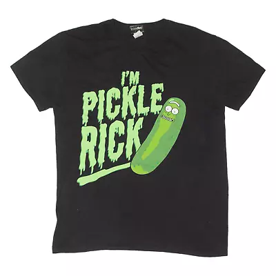 Buy RICK AND MORTY Pickle Rick Mens T-Shirt Black L • 9.99£