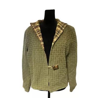 Buy VINTAGE PAINTED PONY Womens Jacket Medium Cropped Western Yellowstone Green • 28.34£