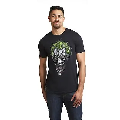 Buy DC Comics Mens T-shirt The Joker Face S-2XL Official • 13.99£