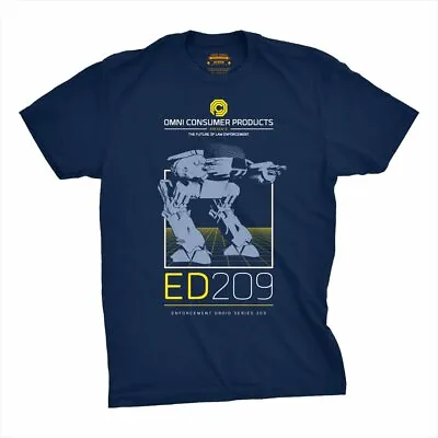 Buy Ocp Presents ED-209 Tee Mens TV Film Geek Crew Neck Short Sleeve T-Shirt Top • 14.95£