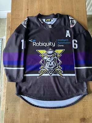 Buy Manchester Storm Game Worn Playoff Jersey 2023 • 125£