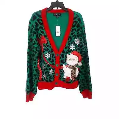 Buy 33 Degrees Christmas Cat Sweater. Size L • 26.46£
