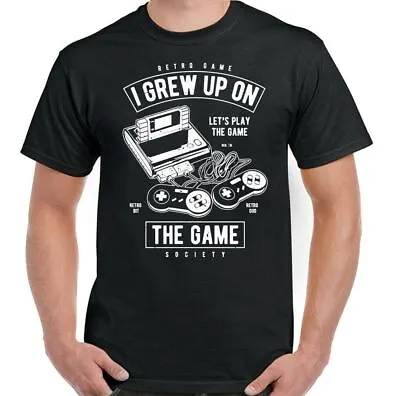 Buy Gaming T-Shirt I Grew Up On The Game Mens Funny Retro Video ZX Spectrum PC Atari • 8.94£