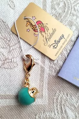 Buy Disney Couture Kingdom Robin's Egg Blue Charm 14KGold Plated Designer Kidada NWT • 20.79£