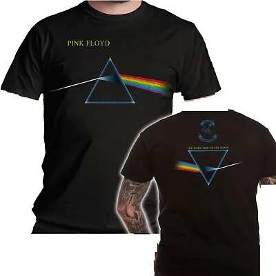 Buy Pink Floyd Dark Side Of The Moon Flipped T-shirt. Extra Large. New. • 13.95£