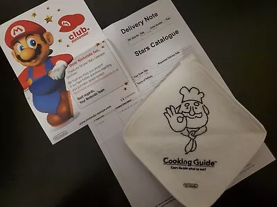 Buy Cooking Guide Promo Cloth - Club Nintendo Stars Catalogue Item • 14.99£