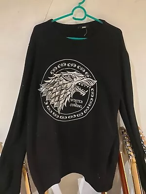 Buy GAME OF THRONES Official HBO  Winter Is Here  Christmas Sweater Size XL • 10£