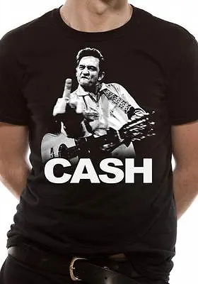 Buy Officially Licensed JOHNNY CASH - FINGER Music T-Shirt S-XXL • 16.99£